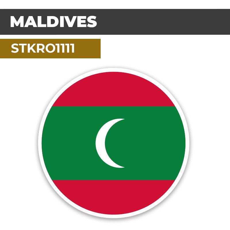 Sticker | MALDIVES | Pays d'Asie