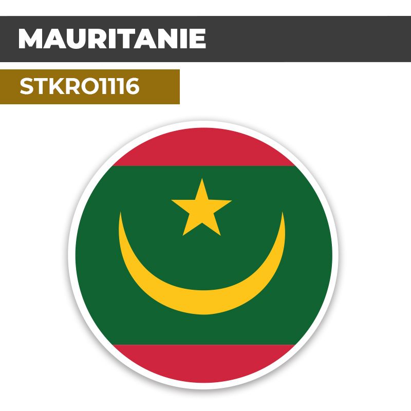 Sticker | MAURITANIE | Pays d'Afrique