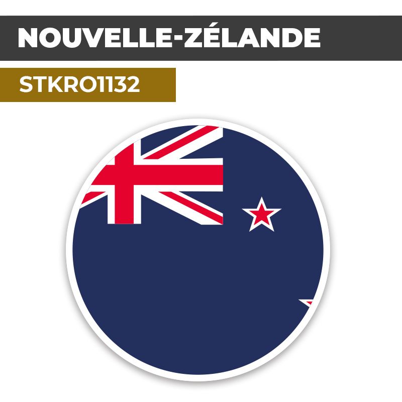 Sticker | NOUVELLE-ZÉLANDE | Pays d'Océanie