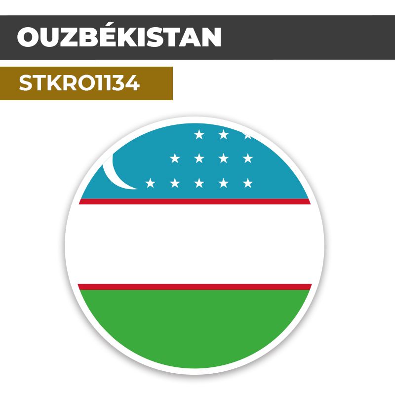 Sticker | OUZBÉKISTAN | Pays d'Asie