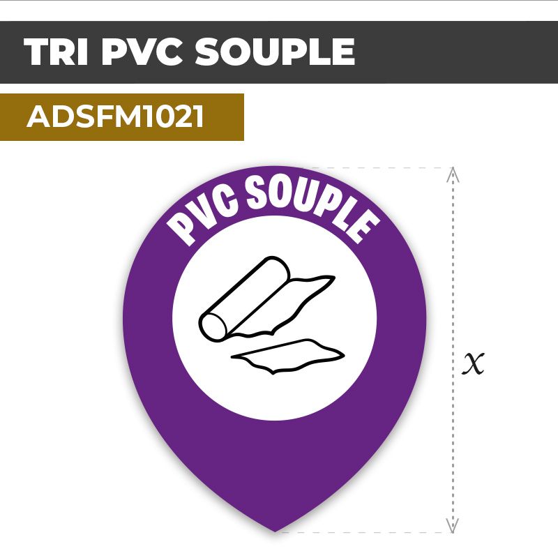 Autocollant | TRI PVC SOUPLE | Tri sélectif et recyclage