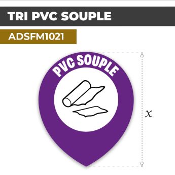 Autocollant | TRI PVC SOUPLE | Tri sélectif et recyclage