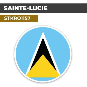 Sticker | SAINTE-LUCIE | Pays d'Océanie