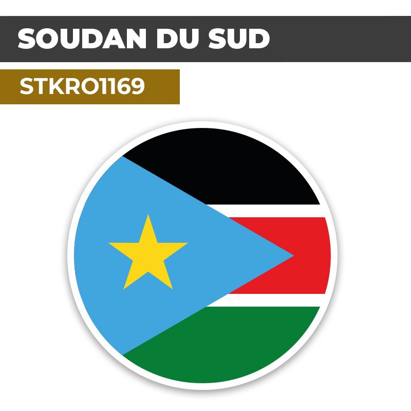 Sticker | SOUDAN DU SUD | Pays d'Océanie