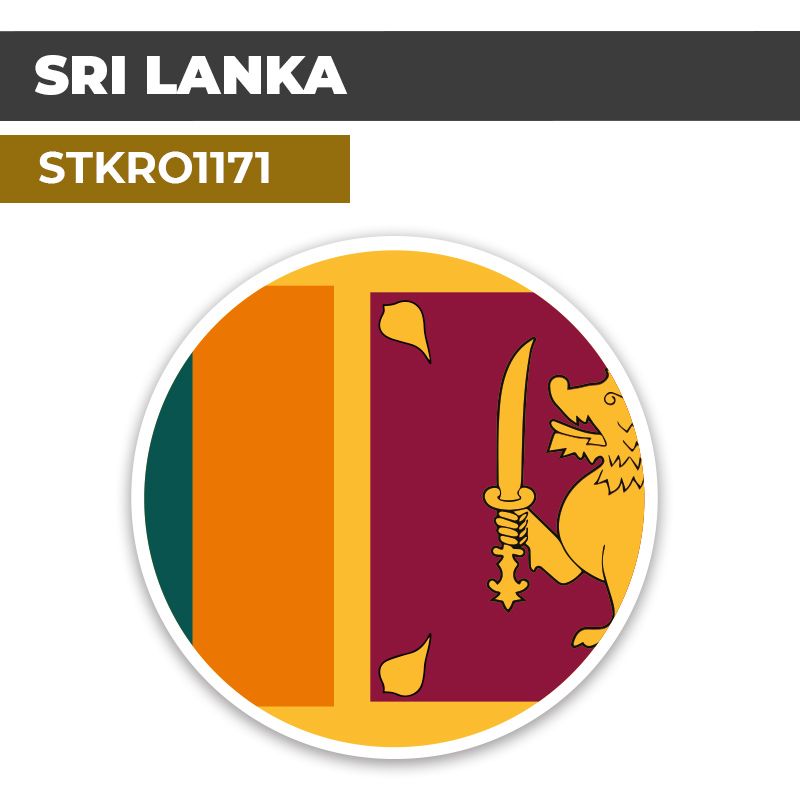 Sticker | SRI LANKA | Pays d'Océanie