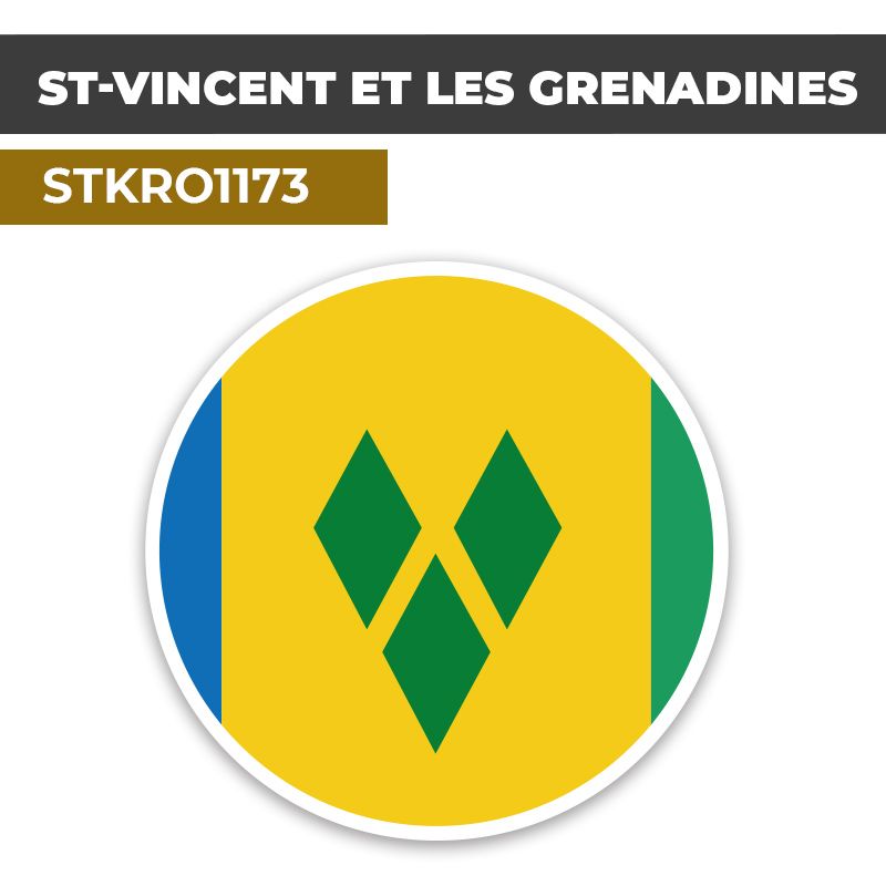 Sticker | ST-VINCENT ET LES GRENADINES | Pays d'Océanie