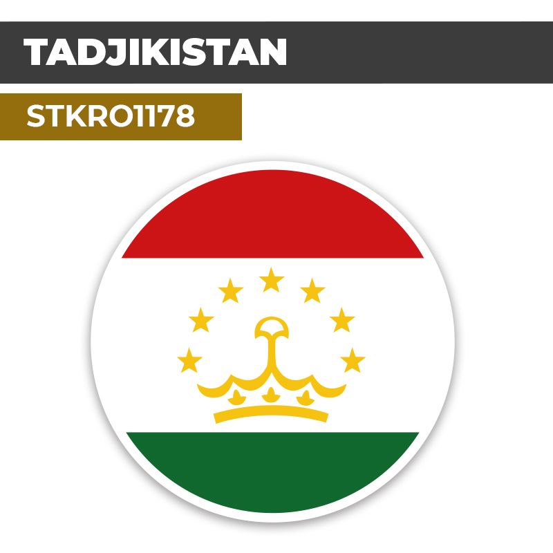 Sticker | TADJIKISTAN | Pays d'Océanie
