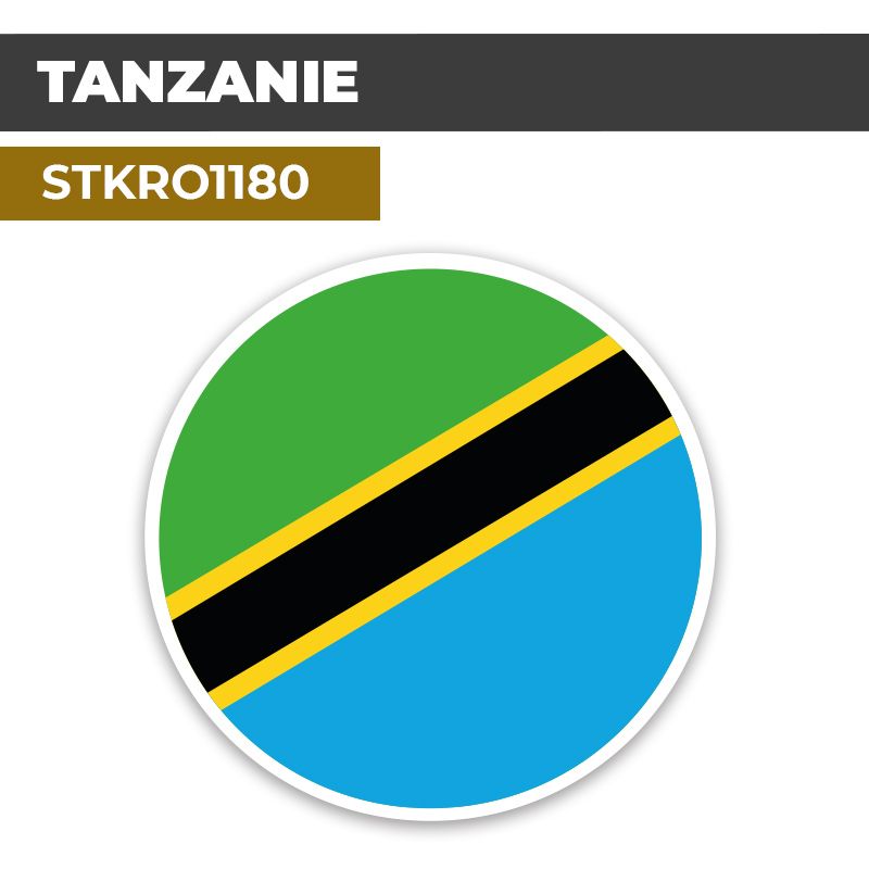 Sticker | TANZANIE | Pays d'Océanie