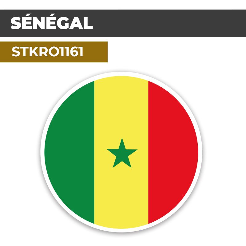 Sticker | SÉNÉGAL | Pays d'Océanie