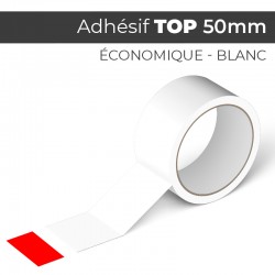 HOT Blanc 50mm - Ruban Adhésif Colle Acrylic