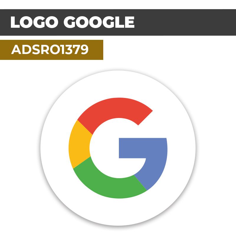 Autocollant | GOOGLE couleur | Format Rond