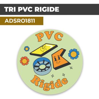 Autocollant TRI PVC RIGIDE | Recyclage et Tri Sélectif