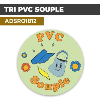 Autocollant TRI PVC SOUPLE | Recyclage et Tri Sélectif