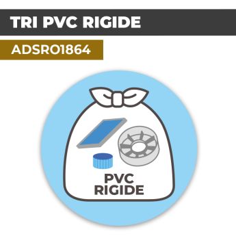 Autocollant TRI PVC RIGIDE | Recyclage et Tri Sélectif
