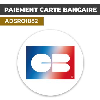 Autocollant PAIEMENT CARTE BANCAIRE | Moyens de paiement