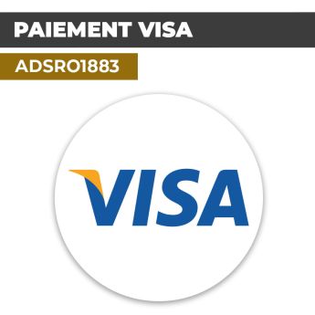 Autocollant PAIEMENT VISA | Moyens de paiement