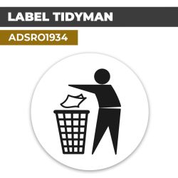 Autocollant LABEL TIDYMAN | Certifications et Labels