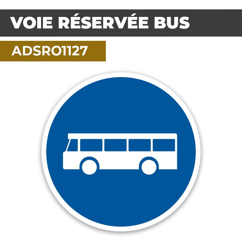 Autocollant | TRANSPORT EN COMMUN | Format Rond