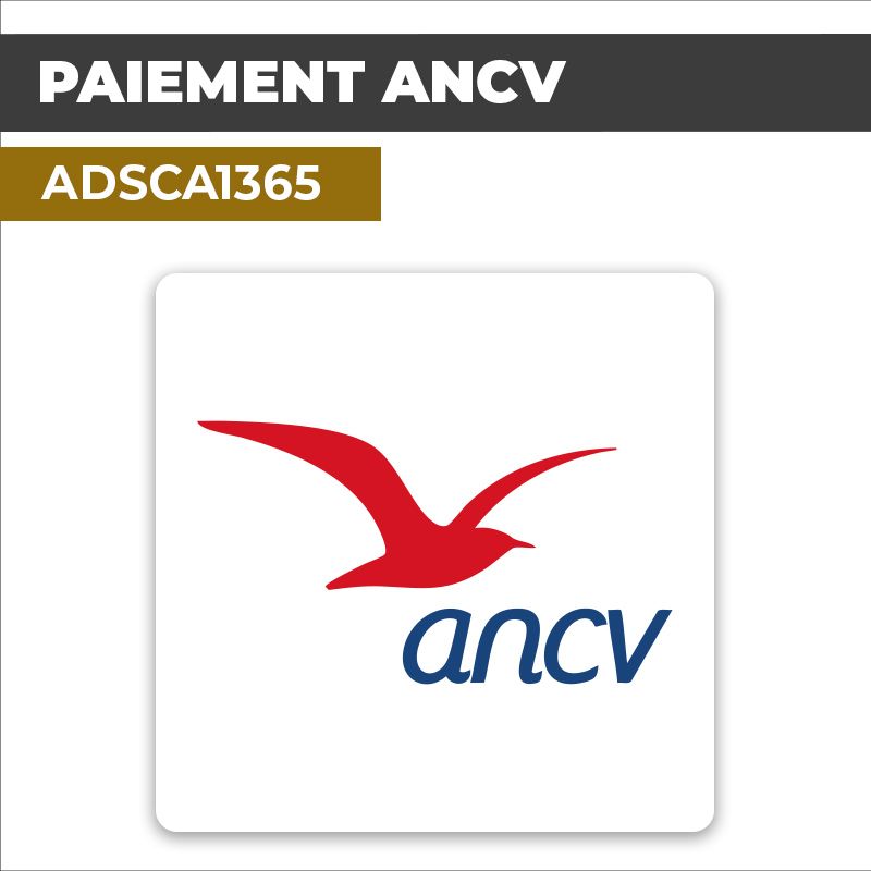 Autocollant PAIEMENT ANCV | Moyens de paiement