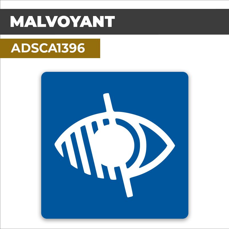 Autocollant MALVOYANT | Handicap et PMR