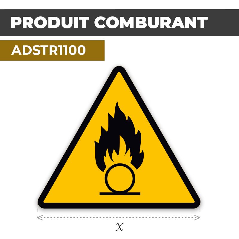Autocollant | PRODUIT COMBURANT | Industrie