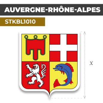 Sticker | RÉGION AUVERGNE RHÔNE ALPES | Blason
