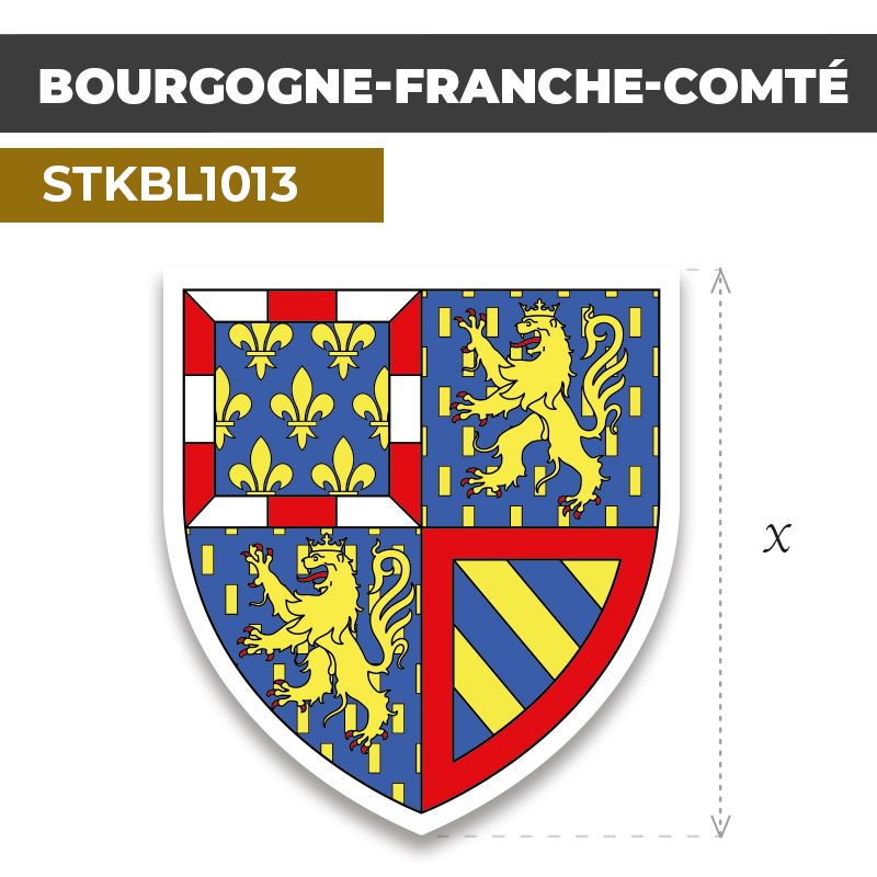 Sticker | RÉGION BOURGOGNE FRANCHE COMTE | Blason