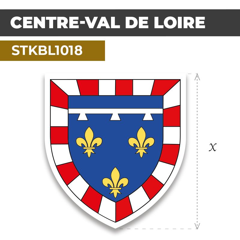 Sticker | RÉGION CENTRE VAL DE LOIRE | Blason