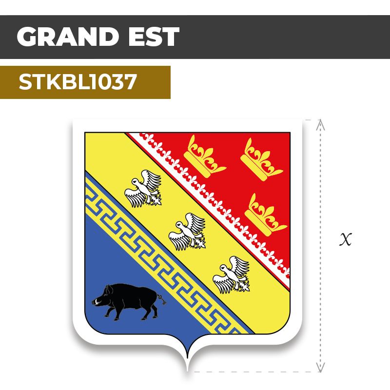 Sticker | RÉGION GRAND EST | Blason