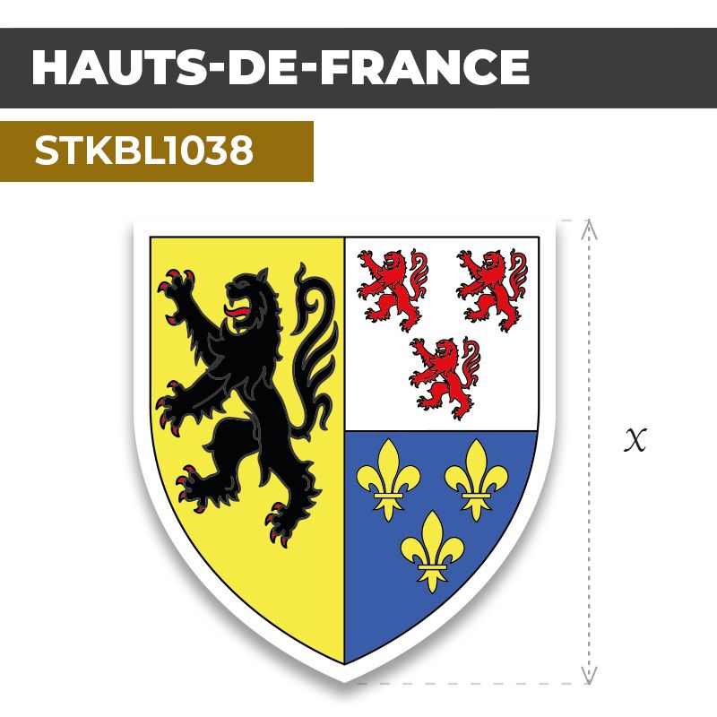 Sticker | RÉGION HAUTS-DE-FRANCE | Blason