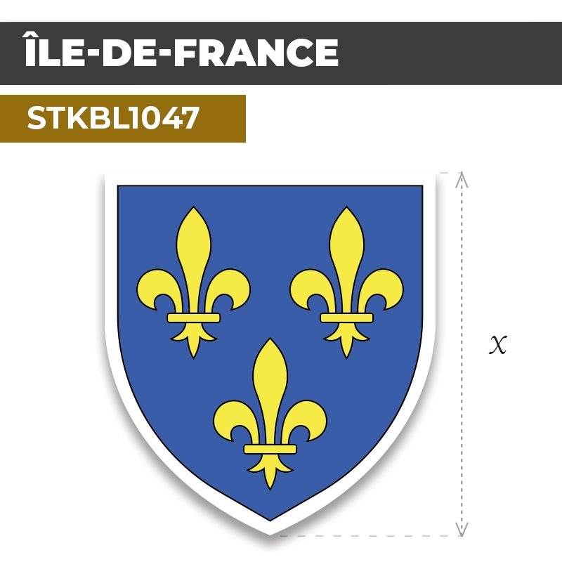 Sticker | RÉGION ILE-DE-FRANCE | Blason