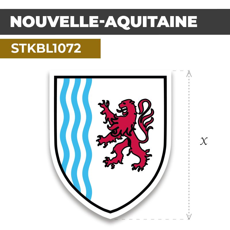 Sticker | RÉGION NOUVELLE AQUITAINE | Blason
