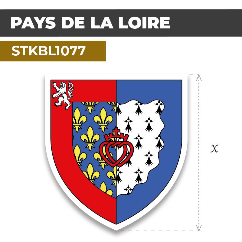 Sticker | DÉPARTEMENT DES PAYS-DE-LA-LOIRE | Blason
