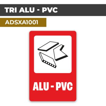 Autocollant TRI ALU PVC | Tri Sélectif et Recyclage