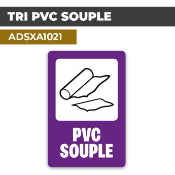 Autocollant TRI PVC SOUPLE | Tri Sélectif et Recyclage