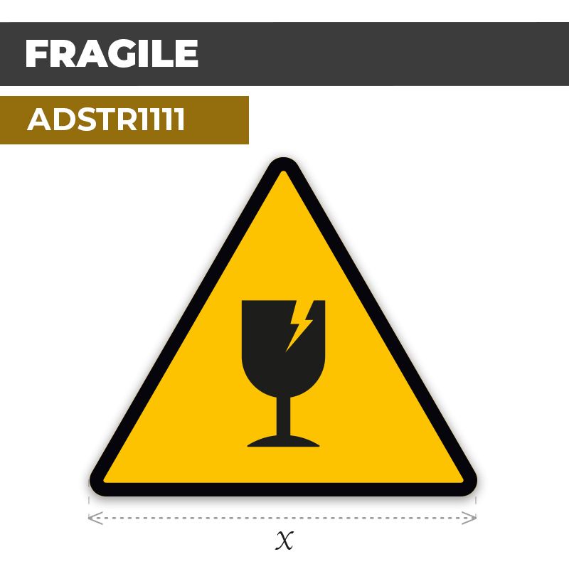 Autocollant | FRAGILE | Prudence