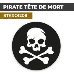 Sticker | PIRATE TÊTE DE MORT | Drapeau Pirate