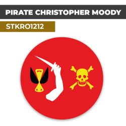 Sticker | PIRATE CHRISTOPHER MOODY | Drapeau Pirate