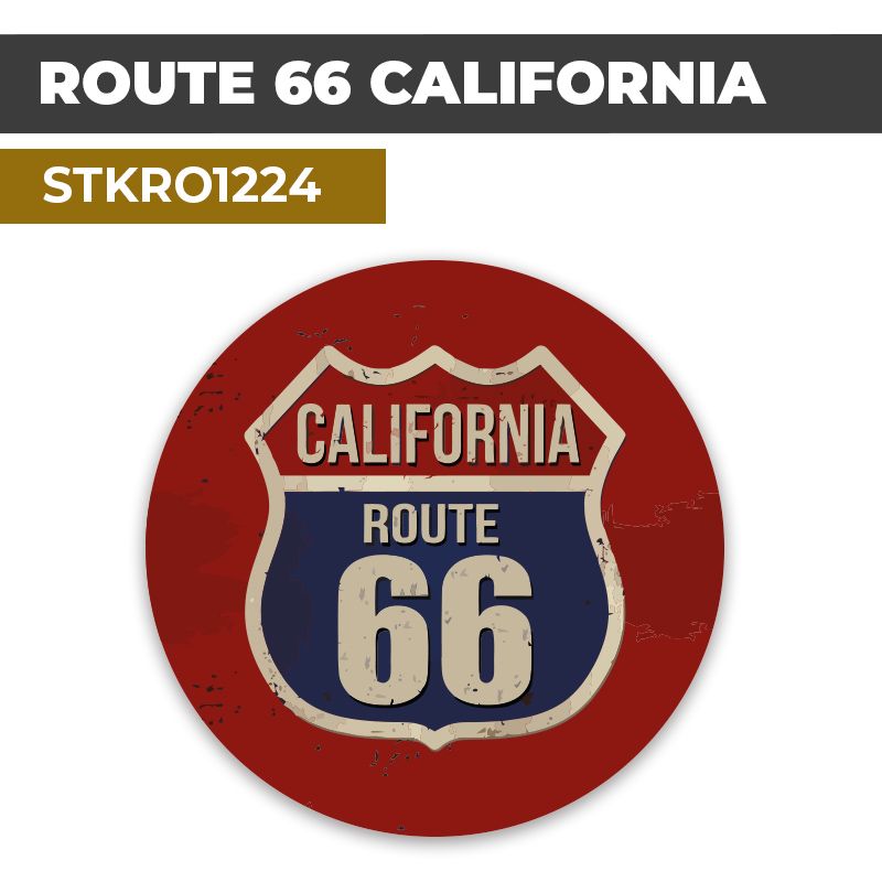 Sticker | ROUTE 66 CALIFORNIA | Pop-Culture