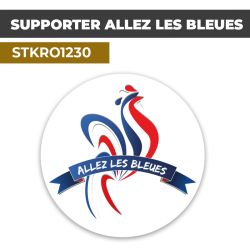 Sticker | SUPPORTER ALLEZ LES BLEUES | Sport