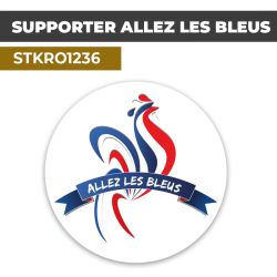 Sticker | SUPPORTER ALLEZ LES BLEUS | Sport