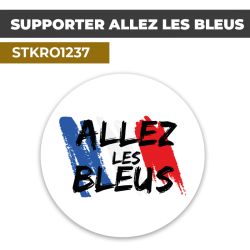 Sticker | SUPPORTER ALLEZ LES BLEUS | Sport