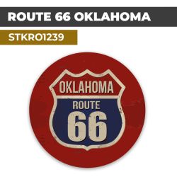 Sticker | ROUTE 66 OKLAHOMA | Pop-Culture