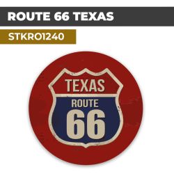 Sticker | ROUTE 66 TEXAS | Pop-Culture