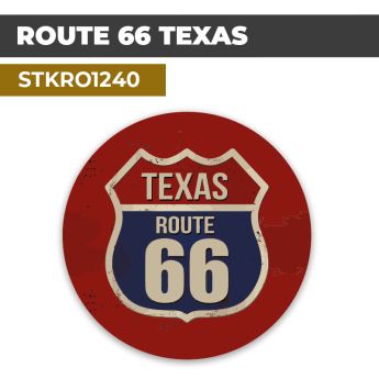 Sticker | ROUTE 66 TEXAS | Pop-Culture