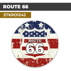 Sticker | ROUTE 66 | Pop-Culture