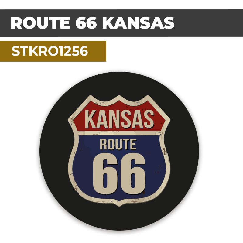 Sticker | ROUTE 66 KANSAS | Pop-Culture
