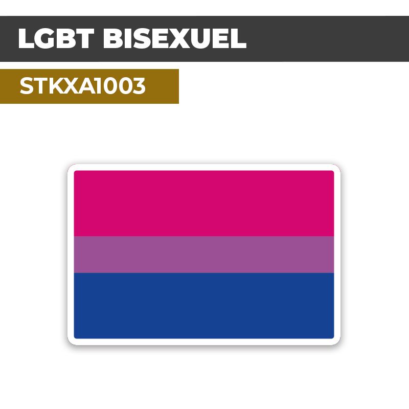 Sticker LGBT BISEXUEL | Drapeaux Militants