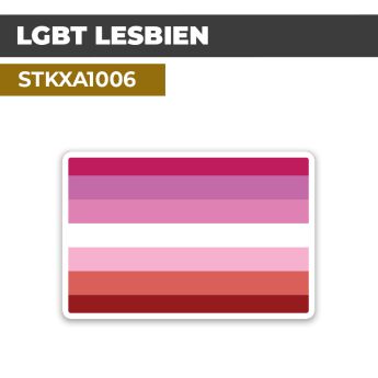 Sticker LGBT LESBIEN | Drapeaux Militants
