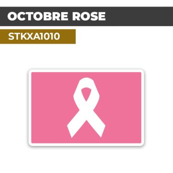 Sticker OCTOBRE ROSE | Drapeaux Militants
